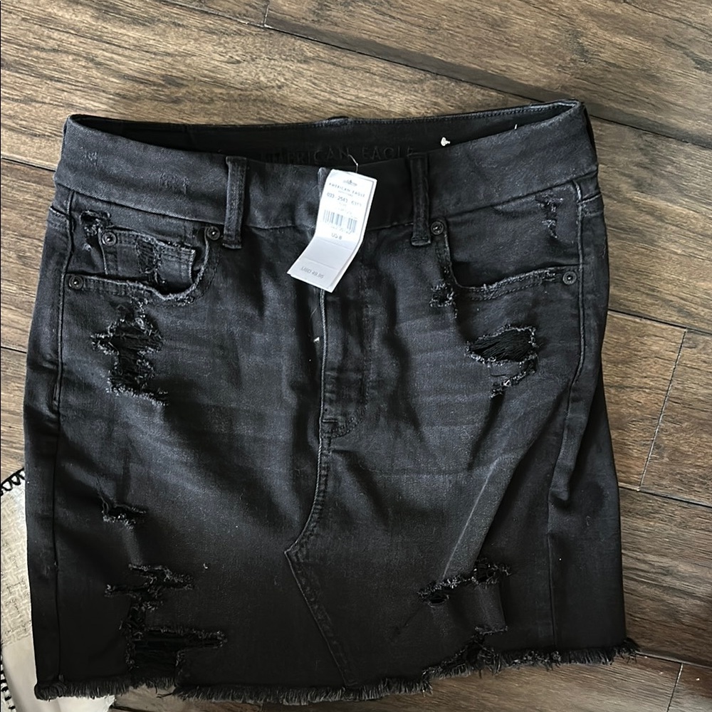 American Eagle Outfitters Black Mini Pencil Skirt